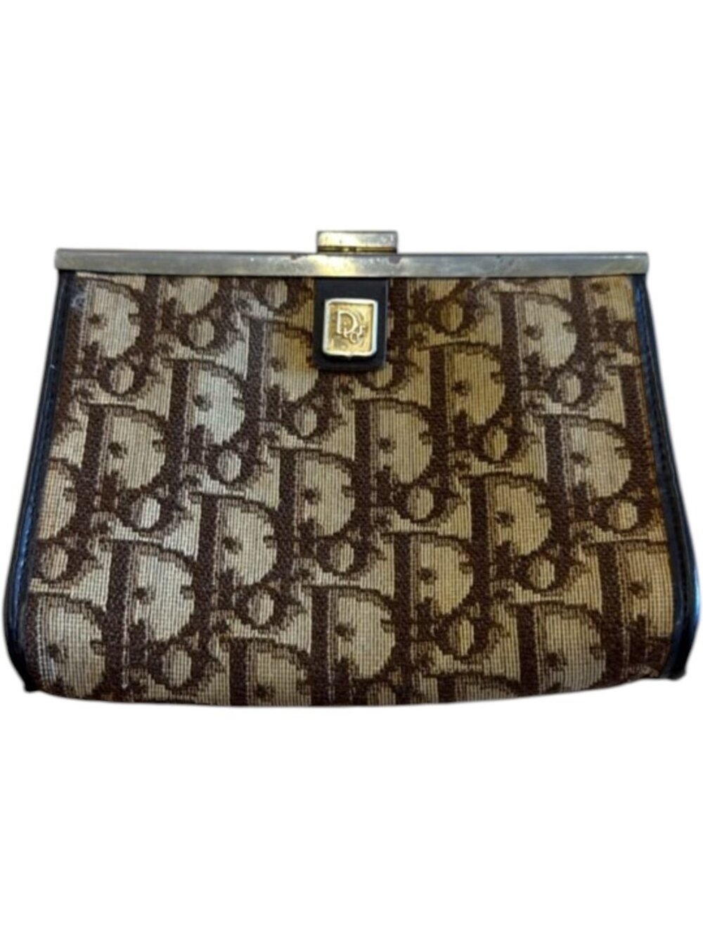 729172CR C1 Christian Dior Wallet Brown PVC